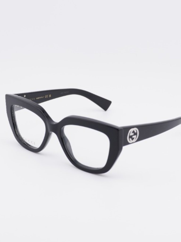 Gucci Gg1847o 001 Eyeglasses Black 53mm Cat Eye Frame